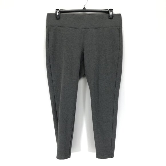 Torrid Ponte Knit Ankle Legging Women's Plus Size 1/1X Gray Stretch Pull-On - Picture 1 of 10